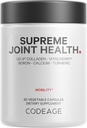 Codeage Superior Joint Health, UC-II Collagen Capsules Type II, VitaCherry Sport Cerises, Boron, Calcium Fructoborate, Hyaluronique Acid, Turmeric, Bromelain & Boswellia Supplément, Non-OGM, 60 Compte