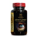 Vision Support - Vision Formula with Lutein, Bilberry Capsules, Taurine Supplement Powder, Turmeric herb, Eye Health Support - 1 Bottle