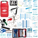 123pcs Waterproof Boat First Aid Kit with Survival Tools Red