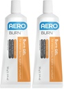AEROBURN Burn Gel, first aid cooling hydrogel for minor burns, scalds and sunburn, water‑based clear gel for kits, workplaces and travel, non‑greasy and easy to rinse, tube 50 g, single unit