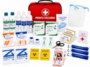 Valigetta Pronto Soccorso Aziendale Allegato 1 D.M. 388/2003 – Kit di Primo Soccorso Completo con Borsa Morbida, per Aziende fino a 2 Lavoratori, Negozi, Uffici, Laboratori e Veicoli Commerciali