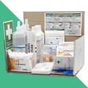 First Aid Box Replenishment Kit Complete with First Aid Sign Replacement for Medical Cassette Dressing Pack Without Pressure Gauge for 3 or More Workers D.M. 388 to 1
