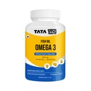 Tata 1mg Fish Oil Capsules with EPA (180mg) & DHA(120mg) for Hearth and Bone Health Skin & Hair Health, For Men/Women, No Fishy Burps,Non-GMO(Pack of 60)…