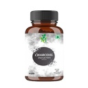 Charcoal Veg Capsules Detox, Bloating Relief, and Teeth Whitening, Gluten-Free, High Absorbency Formula for Men and Women, 60 Veg Capsules