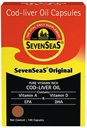 SEVEN SEAS ORIGINAL - Bottle of 100 Cod Liver Oil Capsules