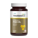 TrueBasics 3X Strength Omega-3 Fish Oil, 60 Capsules