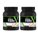 Green Sun Super Fibre |Pack of 2 | Dietary Fibre Powder | 6 in 1 Fibre Supplement Blend| Flax, Fennel, Fenugreek, Sorghum, Psyllium (Isabgol), Guargum | Fiber Combo