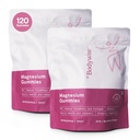 Be Bodywise 5 in 1 Magnesium Glycinate Supplement Gummies For Improved Sleep | 60 Days Pack | 400 mg Magnesium Glycinate with Malate and other Salts Complex | Higher Absorption Relieves Stress, Supports Muscle Recovery & Bone Health | Non Habit Forming