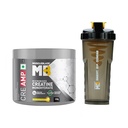 MuscleBlaze Micronised Creatine Monohydrate CreAMP Powder, 120g + Shaker