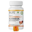INLIFE Tocotrienol Flaxseed Oil Supplement, Omega 3 6 9, 60 Veg Capsules