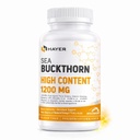 Hayer Sea Buckthorn Seabuckthorn, Help boost Omega 3,6,7,9 Levels 99% High Strength Sea Buckthorn Supplement 60 Tablets