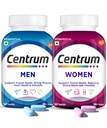 Centrum Multivitamin For Men With Grape Seed Extract + Multivitamin For Women With Biotin| Pack Of 50 - Tablet, 50 Servings