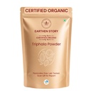 Earthen Story Certified Organic Triphala Powder (200g) | Lab Tested for 180+ Pesticides | Natural Gut Detox & Digestion Support | Amla, Haritaki & Bibhitaki | Vegan, Non-GMO