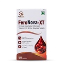 FeroNova-XT Iron Tablets with Vitamin B12 | Supports Red Blood Cell Formation & Energy Metabolism | 30 Tablets