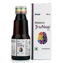 TRUNAP Melatonin Sleep Support Syrup 100 ml | 3 mg Melatonin | Supports Circadian Rhythm, Sleep Onset & Restful Sleep | Non Habit Forming | for 2+ Years