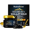 NutraStore Shilajit Gold Resin 20 gm | Shilajit for men | Pure Himalayan Shilajit with 24K Gold for Energy, Strength, Stamina & Vitality | 85+ Minerals with Fulvic Acid | daily health supplement