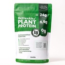 BetterAlt Plant Protein Powder 500g| 24g Protein, 4.5g BCAAs |Pea & Fermented Yeast Protein |No Bloat, No Chalkiness, Gut Friendly |0g Added Sugar |Vegan, Gluten Free |Smooth Vanilla Flavour