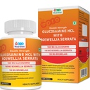 Pronutrition Double Strength Glucosamine HCL 1800 mg with Boswellia Serrata 140 mg & Bromelain 180 mg | Joint Mobility & Flexibility Support | 120 Tablets | Joint Health Supplement for Men & Women