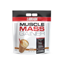 Labrada Muscle Mass Gainer | 52g Protein, 250g Carbs, 1g Creatine per Serving |Weight Gainer Powder, 5 kg Mocha