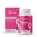 Dive Daily Multivitamin for Women | Daily Women's Multivitamin with Vitamins, Minerals, Probiotics, Antioxidants & Herbal Blends | Supports Energy, Immunity, Skin, Hair, Gut Health & Hormonal Wellness | 60 Tablets