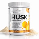 HealthyHey Nutrition Psyllium Seed Husk - Isabgol Powder - Fizzy Orange Flavour - 300g