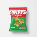 Superyou Multigrain Protein Chips - Pudina(Pack of 1) | 10g Protein, 3g Fiber, No Added Sugar, No Palm Oil, Baked | 100% Vegetarian | Thinnest, Lightest and Healthiest Protein Snack | 40g
