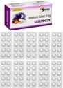 SLEEPDOZE Melatonin Tablets 10mg Mouth Dissolving Chewable Tablet for Restful Deep Sleep Support | Non-Habit Forming| Sleeping Supplement Pills | 100 Tablets