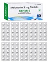 Etirich-3 Melatonin 3 mg Mouth Dissolving Chewable Tablet (100 Tablets)