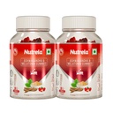 Nutrela Ashwagandha & Melatonin Sleep Gummies for Men & Women | 30 Strawberry-Flavored Gummies - Pack of 2 | Supports Restful Sleep & Stress Relief