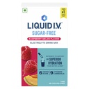 Liquid I.V. Sugar Free - Raspberry Melon | 7 Sticks = 3.5L Water | Hydration Drink Mix Powder 10g |Sodium, Potassium & Magnesium Hydration Drink|No Sugar