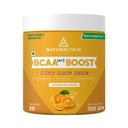 Naturaltein BCAA E+ Boost - Vegan BCAAs with Electrolytes, Vitamins & Minerals - 300g Clean Energy Drink - Natural Orange