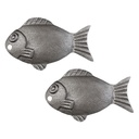 Ru-IronFin Natural Iron Fish Cooking Tool – Pack of 2 | Reusable Cast Cooking Fish for Daily Meals | Long-Lasting Dietary Support | Safe & Chemical-Free Alternative to Tablets