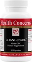 Health Concerns Cogni-Spark – Brain Support for Memory, Focus, and Mental Clarity – Alpha-GPC Choline Supplement for Cognition, Nerve Function & Longevity – Cognitive Health Formula – 30 Capsules