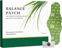 Japanese Herbal Balance Patch, Plant-Based Ingredients, Comfortable Adhesive Design, Balance Belly Button Patch Natural Detox & Slimming Waist Sticker Easy Topical Use (5pc in 1 Pack)
