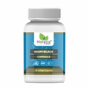 Respi Black Softgel Capsule - 30 Caspules | Combines natural extracts of turmeric curcumin, kalonji seed oil, and ginger