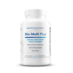 BIOTICS RESEARCH Bio-Multi Plus - Robust Foundational Multivitamin/Mineral Formula, Contains Plant-Based Trace Minerals 90 Tablets