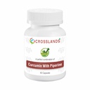 Crosslands Curcumin (95%) Extract with Piperine(5%) Organic Turmeric Veg|500 Mg| Immunity Boosters Tablet for Adults with Curcuma Longa, Turmeric Powder & Ginger| 60 Capsules