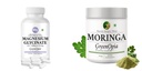 Magnesium Glycinate Forte Tablets Moringa Oleifera Powder Wellness Daily Vitality |60 CAPSULES