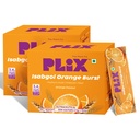 PLIX - THE PLANT FIX Isabgol Orange Burst| Improve Digestive Health And Gut Cleanse| Psyllium Husk Powder| No Added Preservatives OR Sugar| 60 Days Serving
