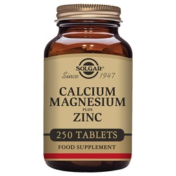 Solgar, Calcium Magnesium Plus Zinc, 250 Tablets