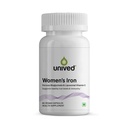 Unived Women's Iron Supplement – Ferrous Bisglycinate + Liposomal Vitamin C – GENTLE, NON-CONSTIPATING – 29mg (100% RDA), Supports Iron Levels & Immunity – 60 Vegan Capsules (60 Day Supply)