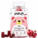 Junior Iron Gummies for Kids (4+ years), Prevent Fatigue, Boost Energy, Supports Immune System, 100% Veg, Iron Supplements for Kids (Pomegranate Flavour, 30 Gummies)