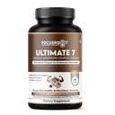 Ultimate 7 Mushroom Extract 1000mg – Organic Functional Mushroom Complex – (Reishi, Chaga, Lion’s Mane, Turkey Tail, Cordyceps, Shiitake, Maitake) Capsules 1000 mg | Fruiting Body Extract | 30% Beta Glucan & 50% Polysaccharides | USDA Certified | GMP | 3rd Party Lab Tested |Immune & Daily Wellness Support | 60 Veg Capsules