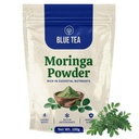 BLUE TEA - Moringa Powder - 100 gm | Essential Nutrients | Superfood | Rich in Vitamins & Minerals | Naturally Boosts Energy and Overall Health | Drumstick Leaf Powder | Ziplock Pack