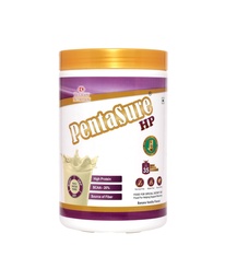 PentaSure HP Whey Protein Powder | Banana Vanilla Flavor – 1Kg | High Protein High Fiber Nutritional Supplement Drink | 45g Protein per 100g | Supports Muscle Strength, Recovery & Energy | Easy to Digest Formula for Daily Health & Fitness