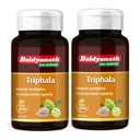 Baidyanath Triphala - 60 Tablets (Pack of 2) | Ayurvedic Blend of Amla, Haritaki & Baheda | Supports Digestion & Gut Health |