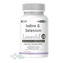 is (LeeWell) Chewable Iodine, Selenium Supplements | L selenomethionine, Potassium iodide | High Bioavailability, Support Thyroid Function & Energy -120 Sugar-Free Tablets
