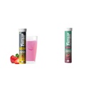 FAST&UP Detox Lung N-Acetylcysteine 600mg + Vitamin C - Lung Protective Supplement, 20 Tablets – Respiratory & Lung Health - Strawberry Flavour & Liver Detox - Daily Liver Cleanser Drink