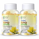 Fytika Epo 1000 Evening Primrose Oil and Tocotrienol Capsules, For Healthy and Acne-free Skin, Helpful in PMS & Menopause, Natural Oil Extract, (60 Capsules, 2)