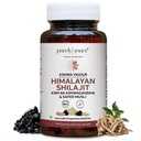 Purely Yours Shilajit/Shilajeet Capsules w/ 80% Fulvic Acid & KSM 66 Ashwagandha | eq. 8100mg/Serving | Boost Stamina, Strength & Muscle Growth | 60 Capsules